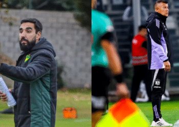 Paqui Meneghini acusando favoritismo hacia Colo Colo y Jorge Almirón en conferencia.