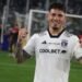 Alan Saldivia con la camiseta de Colo Colo, durante un partido reciente
